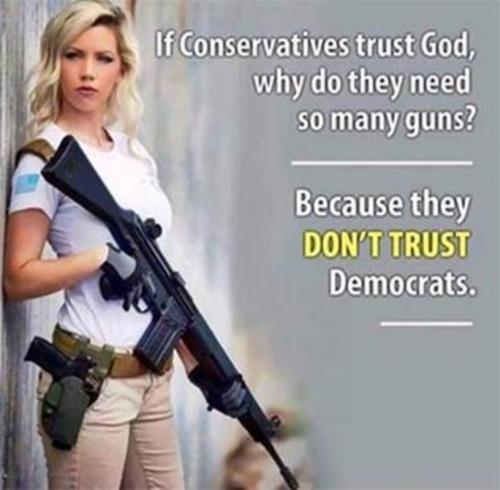 M don't trust Dems