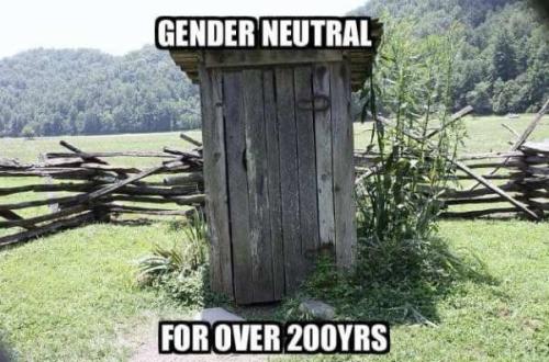Outhouse, LGBT, Bathroom -- Gender Neutrality