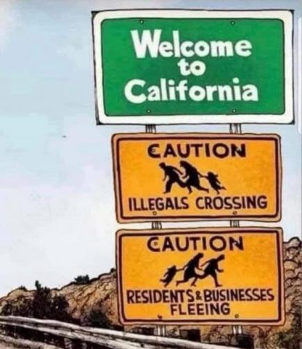 Illegal Immigration California -- CA USA residents leaving