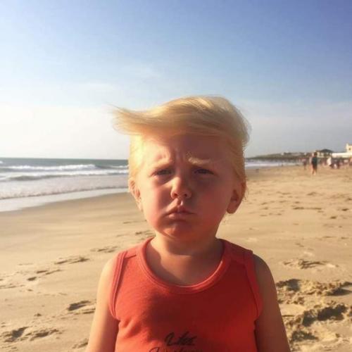 = - LITTLE TRUMP - PICTURE FROM PAUL NITALI PHOTOS -