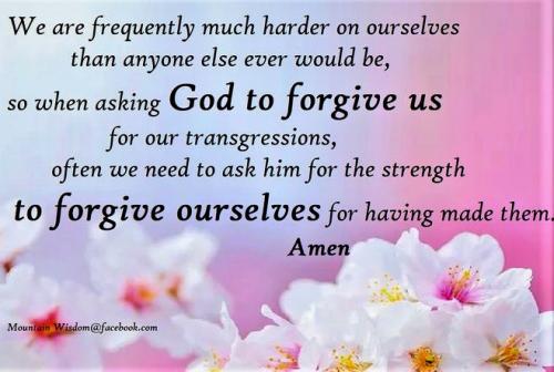 060823 - Hard on ourselves