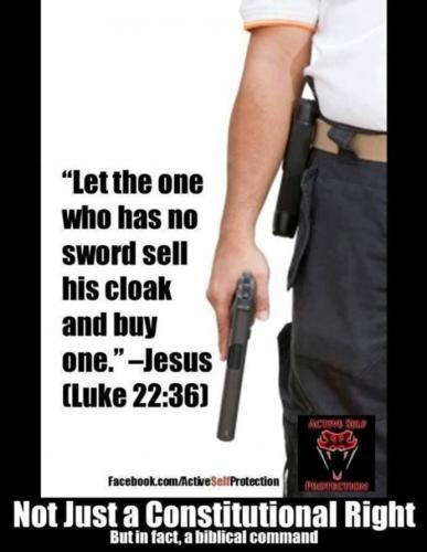 guns Jesus luke 22