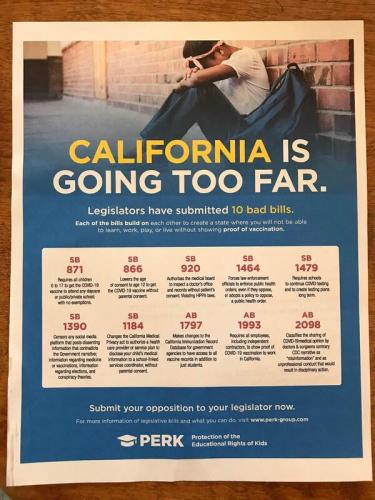 California -- Bills of Insanity