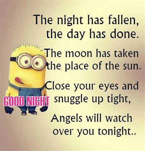 The night has fallen