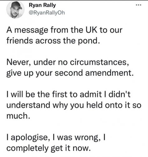 A MESSAGE FROM THE UK   GAB
