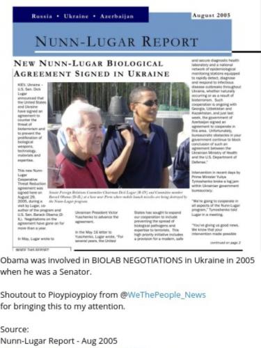 Obama - Bio-Labs 2005