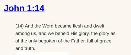 John 1:14