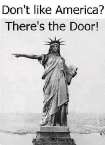 USA the door