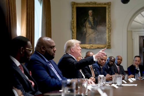 president trump black pastors
