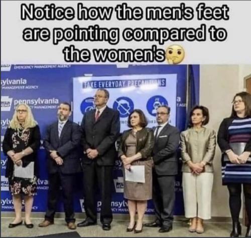 men feet point