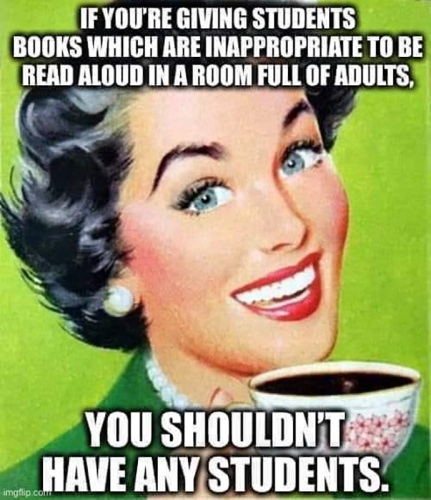 M books inappropriate