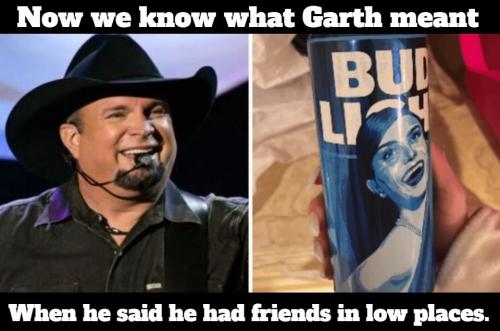 Garth Brooks friends in low places