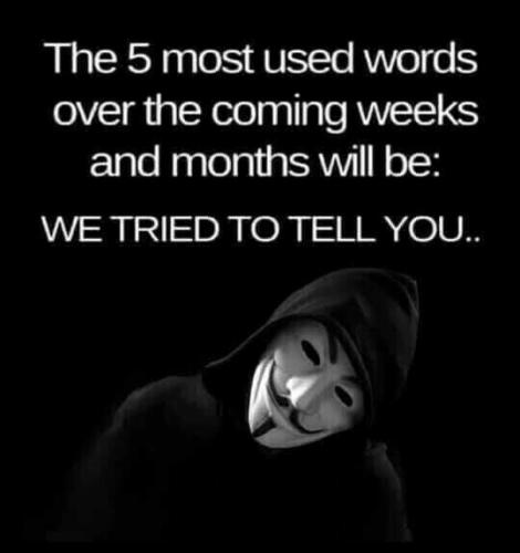 We tried to tell you
