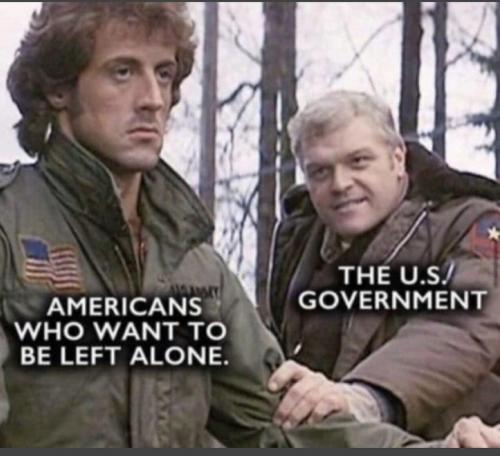 M left alone