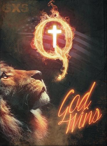 God Wins - Q with cross
