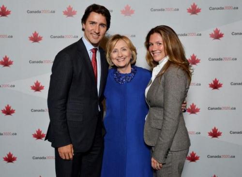JustinTrudeauHillaryClintonFoundation