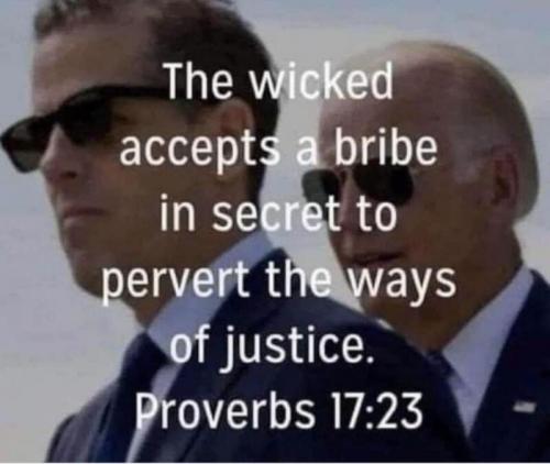 Proverbs 17:23