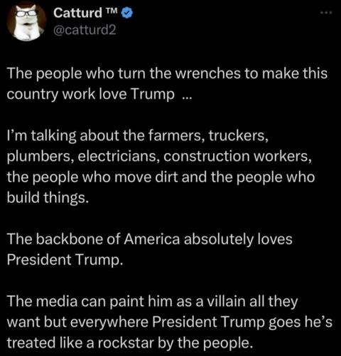 Trump rock Star