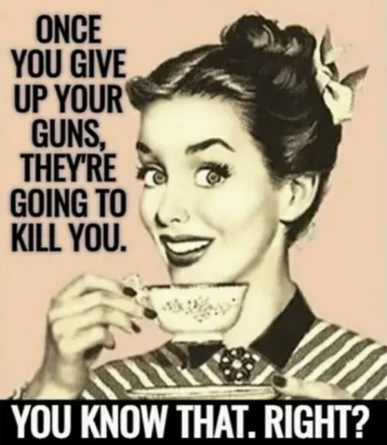 M give up guns