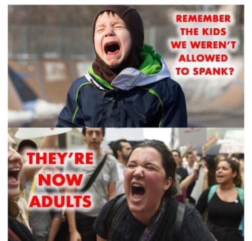 No Spanking -- Kid to Adult