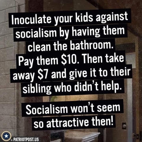 Socialism, Capitalism -- Bathroom Inoculation