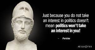 Pericles, Politicians, Politics
