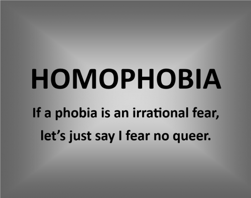 B Homophobia