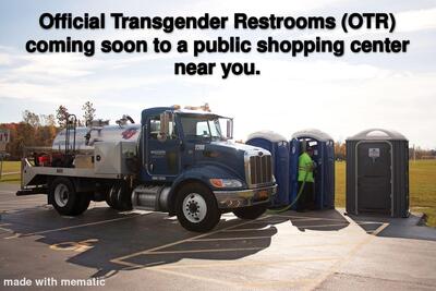 LGBT, Porta Potty -- Transgender Bathroom