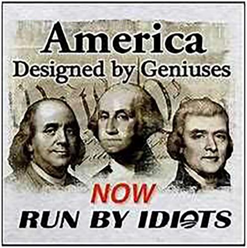 USA run by idiots