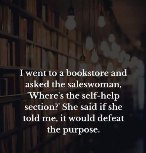 Self-Help - Section in library