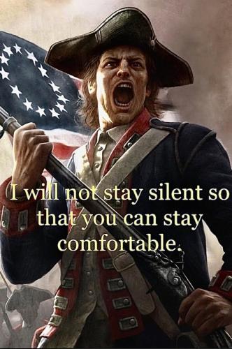 M stay silent