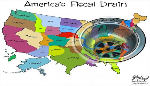 M fiscal drain