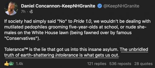 unbridled intolerance