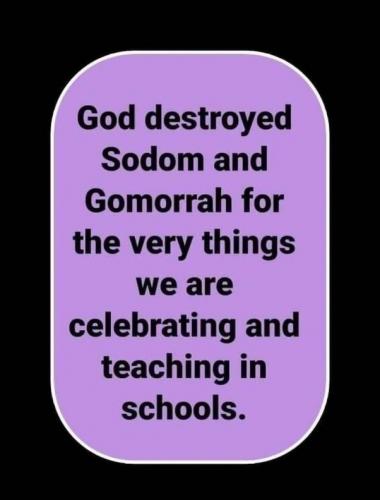 GAY RAINBOW SODOM GOMORRAH