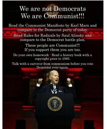 WE ARE NOT DEMOCRATS   TS