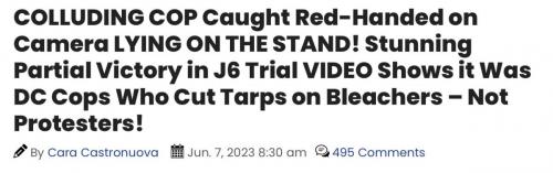 Cap cop caught on vid