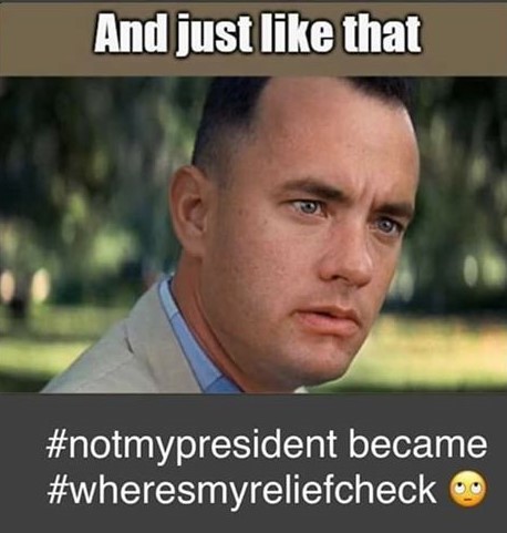 And just like that - Where's my relief check