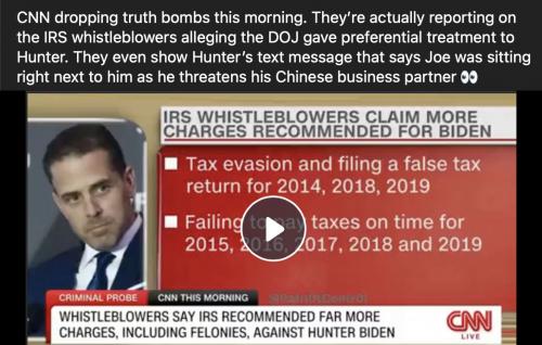 CNN, Hunter truth bombs