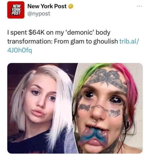Demonic tranformation