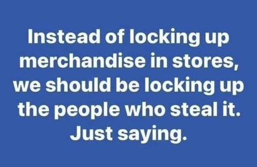 M locking up merchandise