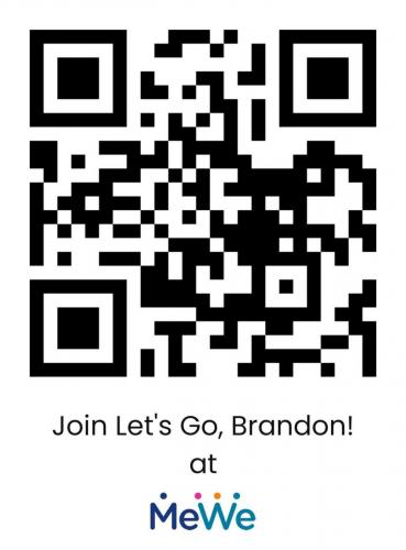 Let's Go Brandon MeWe QR code