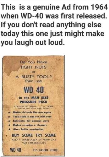 WD-40 - Genuine ad