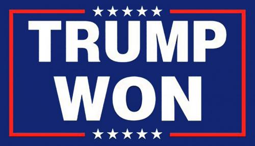 B Trump won