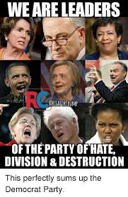Democrat -- Hater Party