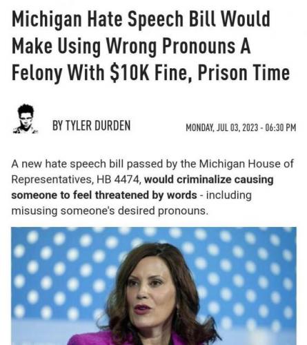 Michigan Hate Speech