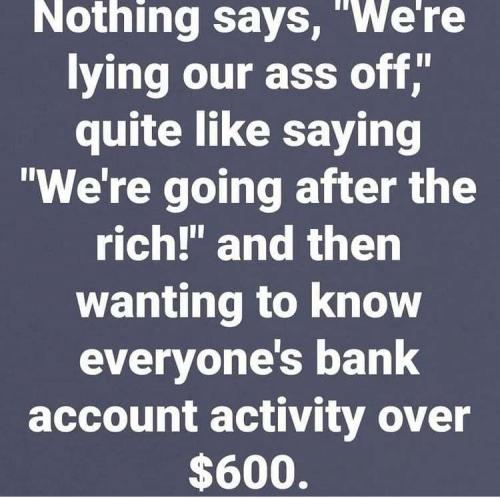 Bank account activity - Over 600.00
