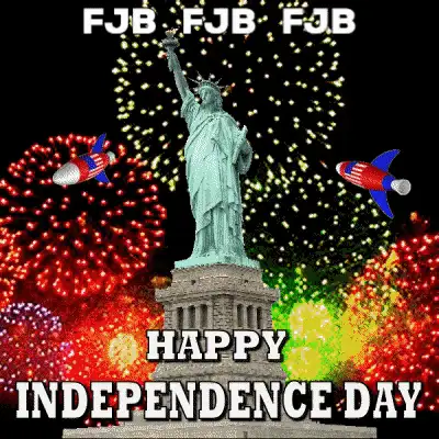 4th of July, Biden, FJB, Statue of Liberty