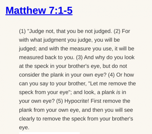 Matthew 7:1-5