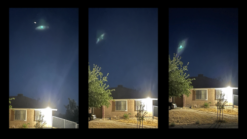 Our UFO Palmdale CA 6 30 2023 10PM