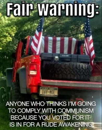 Communism - Fair warning